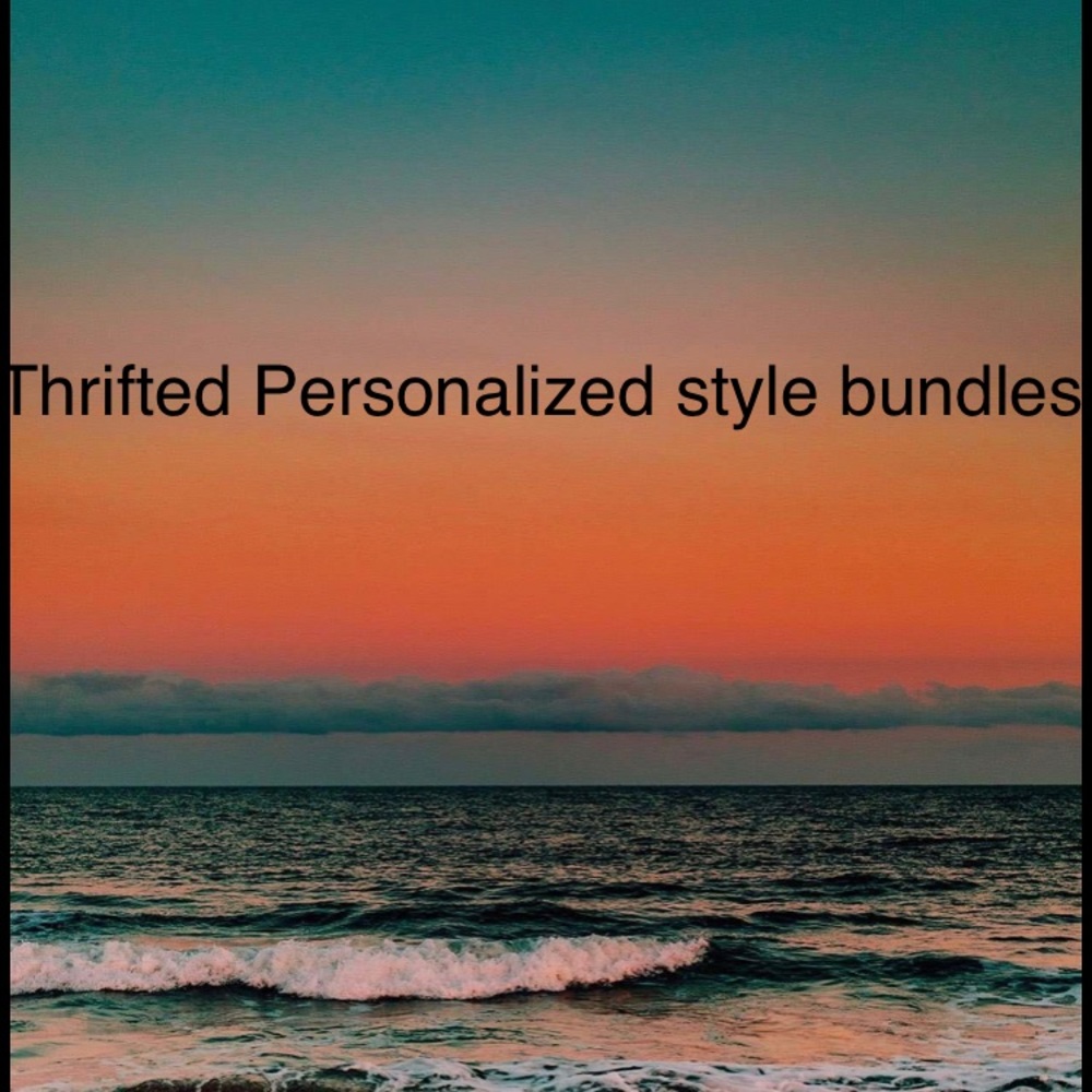 Personalized thrifted style bundle